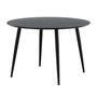Voir la diapositive 1 : Paris Prix Table à Manger Ronde  Dipp  115cm Noir