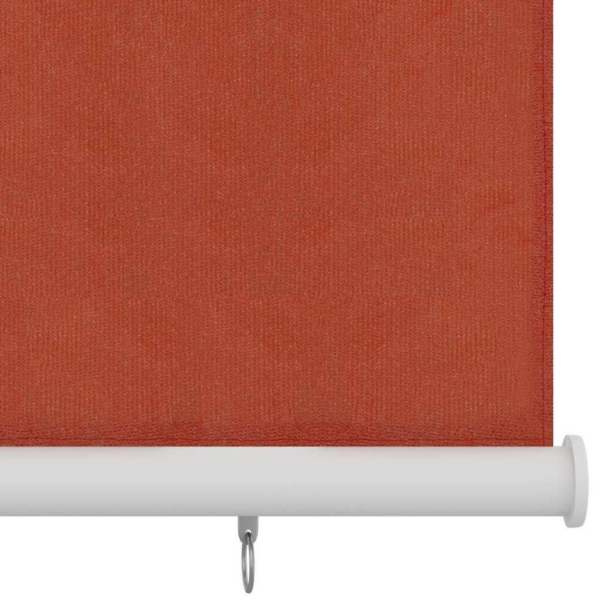 Voir la diapositive 3 : VIDAXL Store roulant d'exterieur 225 (l) x 140 (h) cm couleur terre cuite hdpe