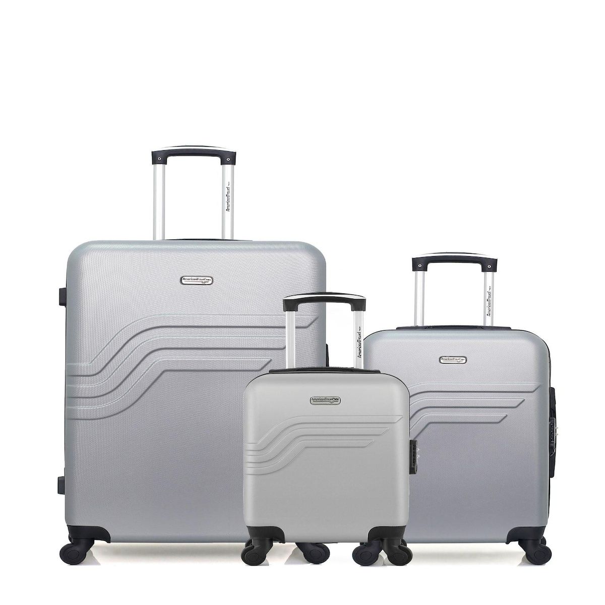 AMERICAN TRAVEL AMERICAN TRAVEL - LOT DE 3 - Valises grand format, cabine et cabine XXS QUEENS