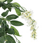 Voir la diapositive 3 : VIDAXL Glycine artificielle 1260 feuilles 180 cm vert et blanc