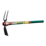 Leborgne Serfouette 22 cm panne et fourche Compact - manche bois 50 cm certifié PEFC 100%