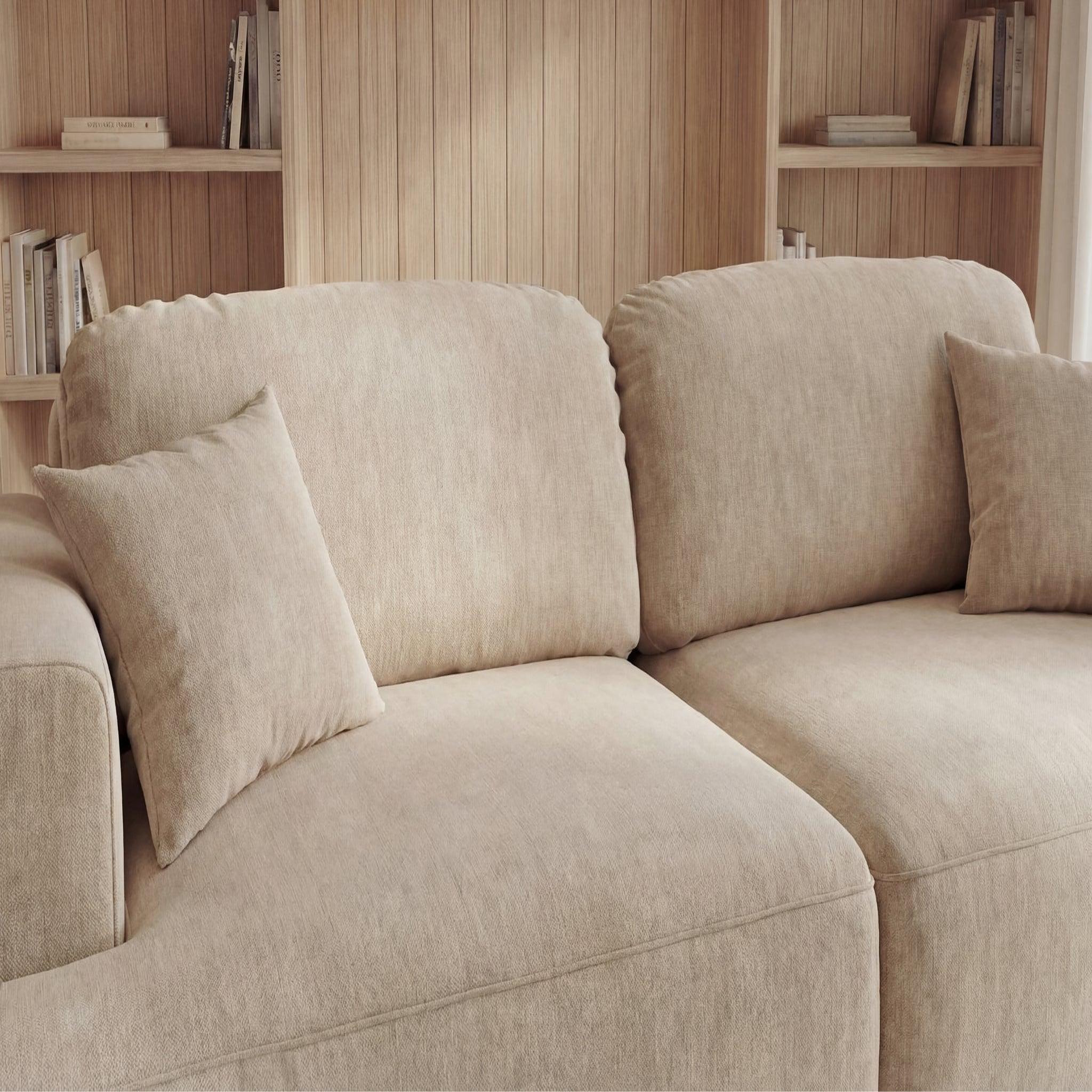 Voir la diapositive 3 : CASANOVA PARIS Chiara - canapé droit convertible tissu velours 3 places