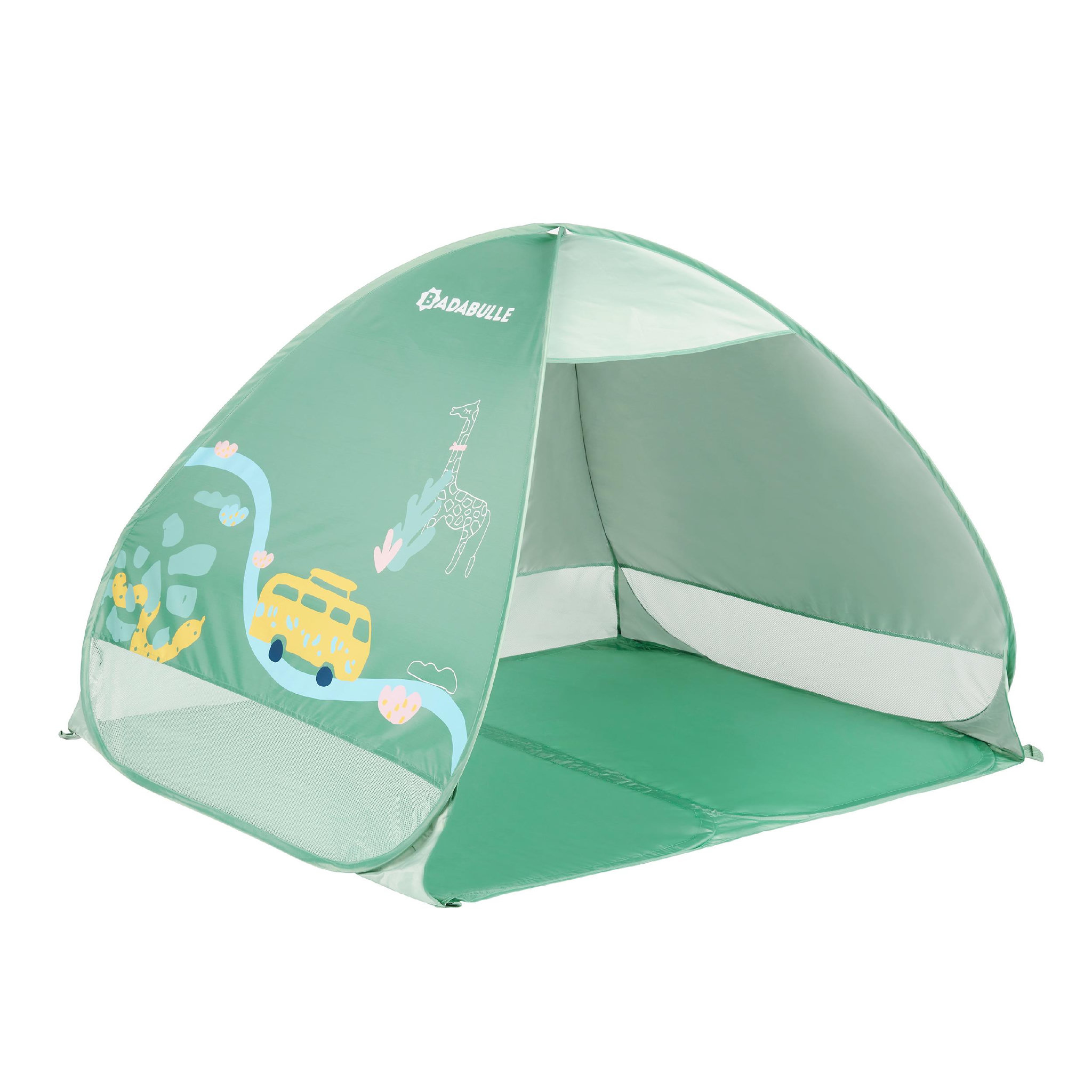Voir la diapositive 1 : BADABULLE Tente anti-uv pour enfant badabulle - système pop-up - protection fps 50+