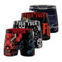 Voir la diapositive 1 : FREEGUN Lot de 4 boxers homme Heavy Rock
