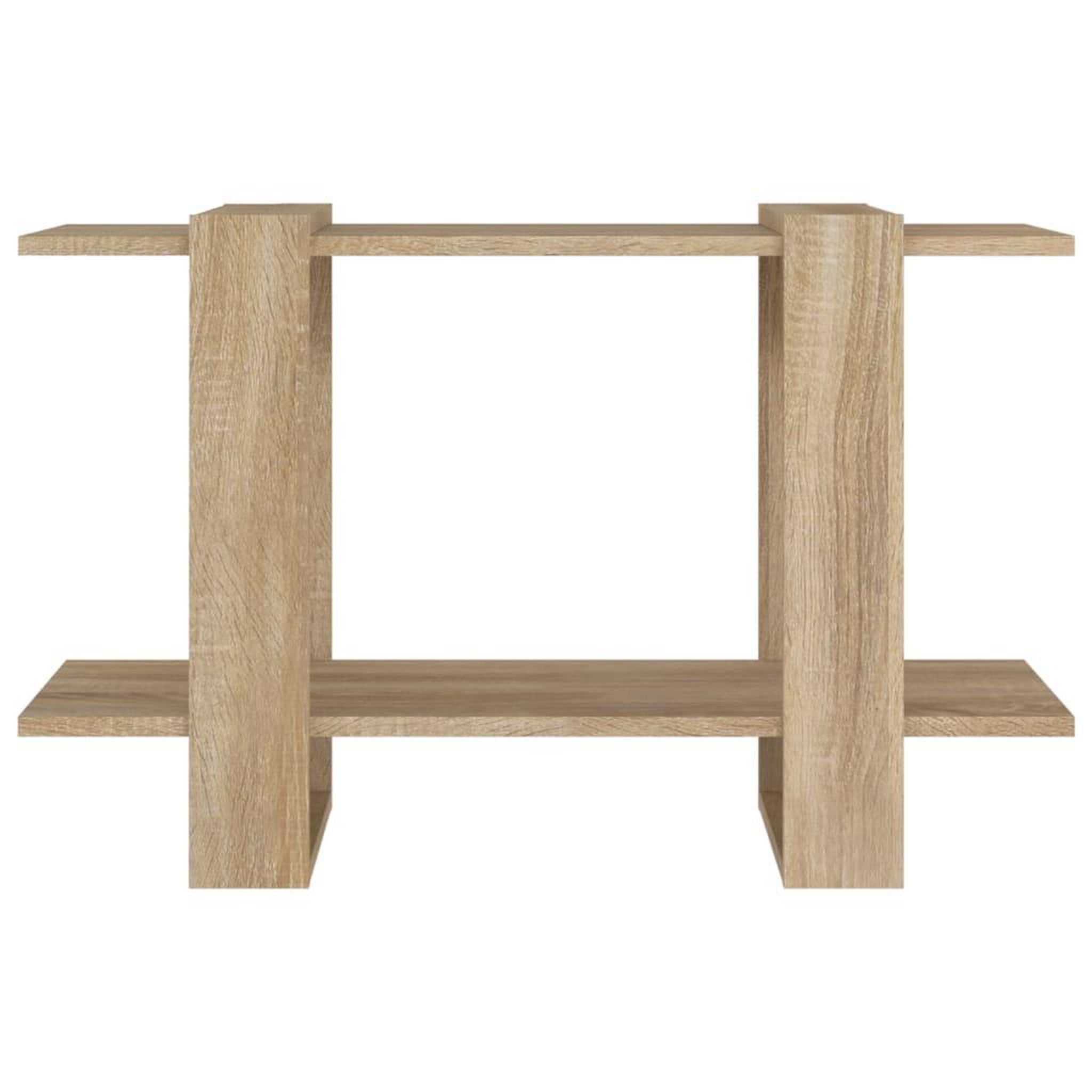 Voir la diapositive 5 : VIDAXL Bibliotheque/Separateur de piece Chene sonoma 80x30x51 cm