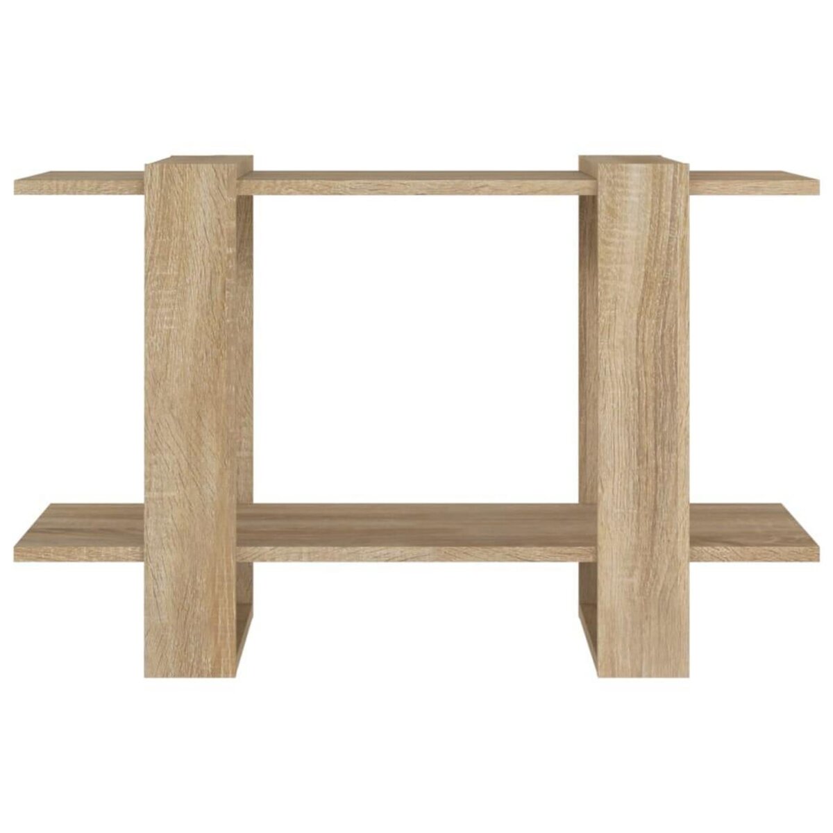 VIDAXL Bibliotheque/Separateur de piece Chene sonoma 80x30x51 cm