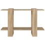 Voir la diapositive 5 : VIDAXL Bibliotheque/Separateur de piece Chene sonoma 80x30x51 cm