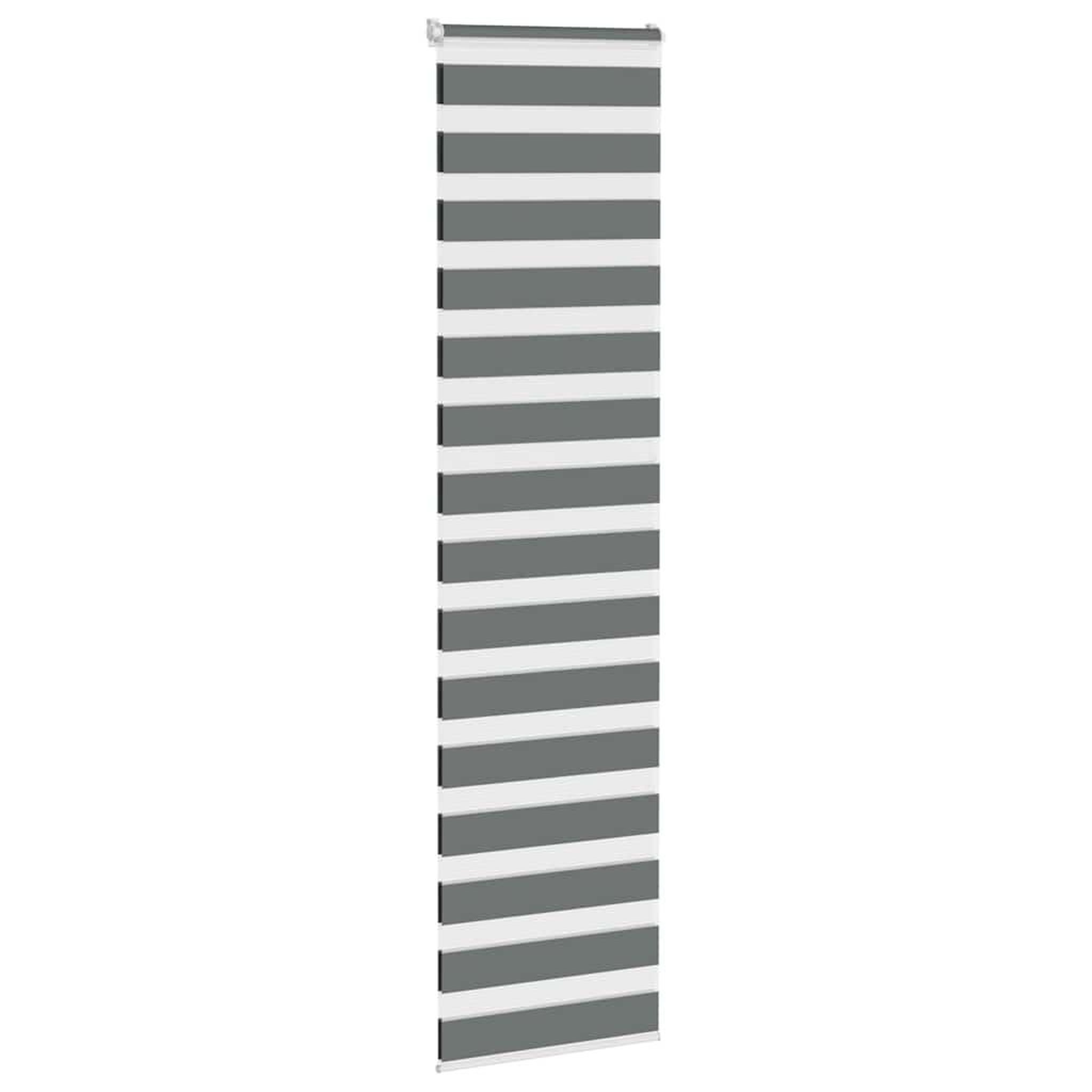 Voir la diapositive 3 : VIDAXL Store zebre gris fonce largeur du tissu 65,9 cm polyester