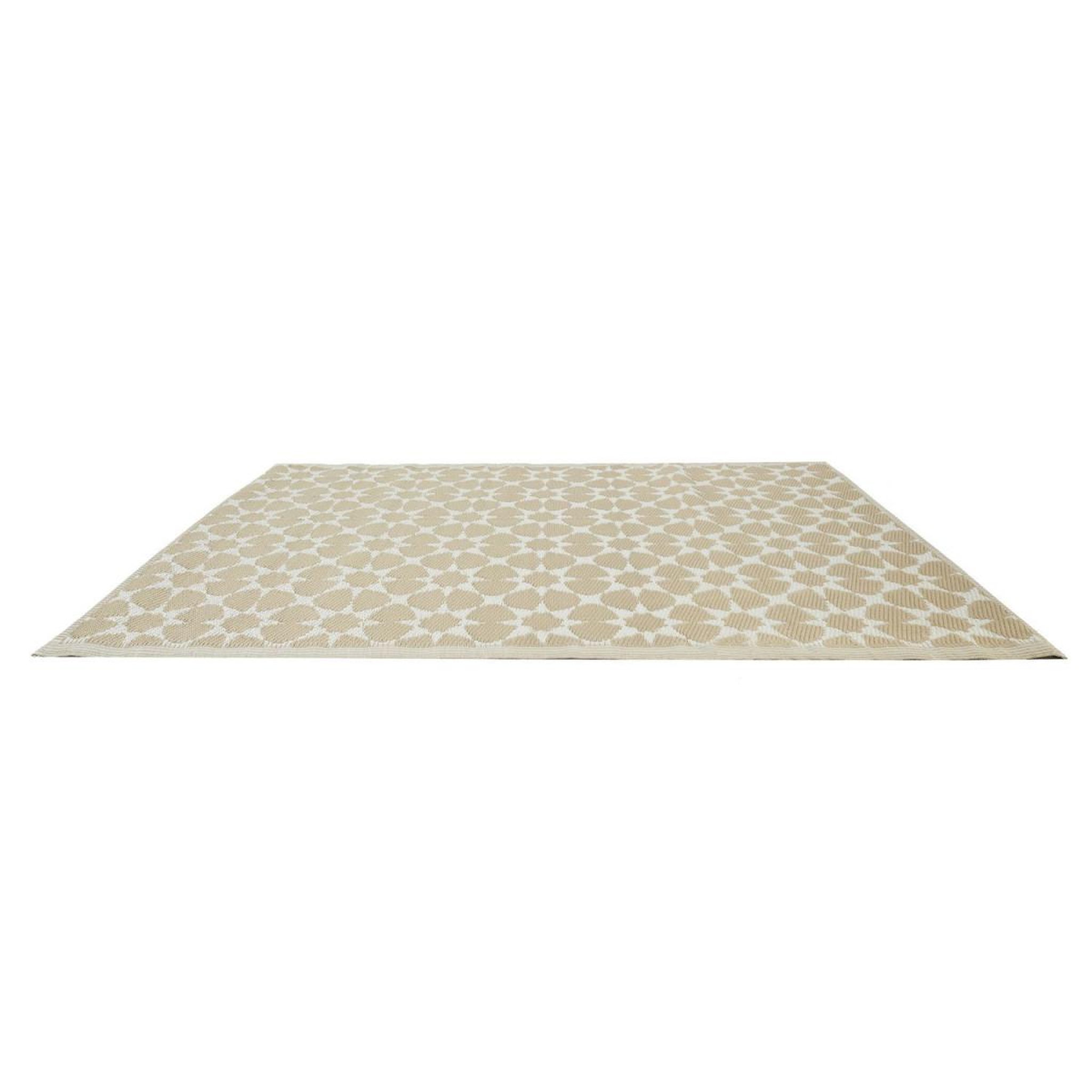 Voir la diapositive 2 : The Home Deco Factory Tapis déco imprimé  patio  120x180cm beige