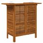 Voir la diapositive 2 : VIDAXL Table de bar 110 x 50 x 105 cm Bois d'acacia massif