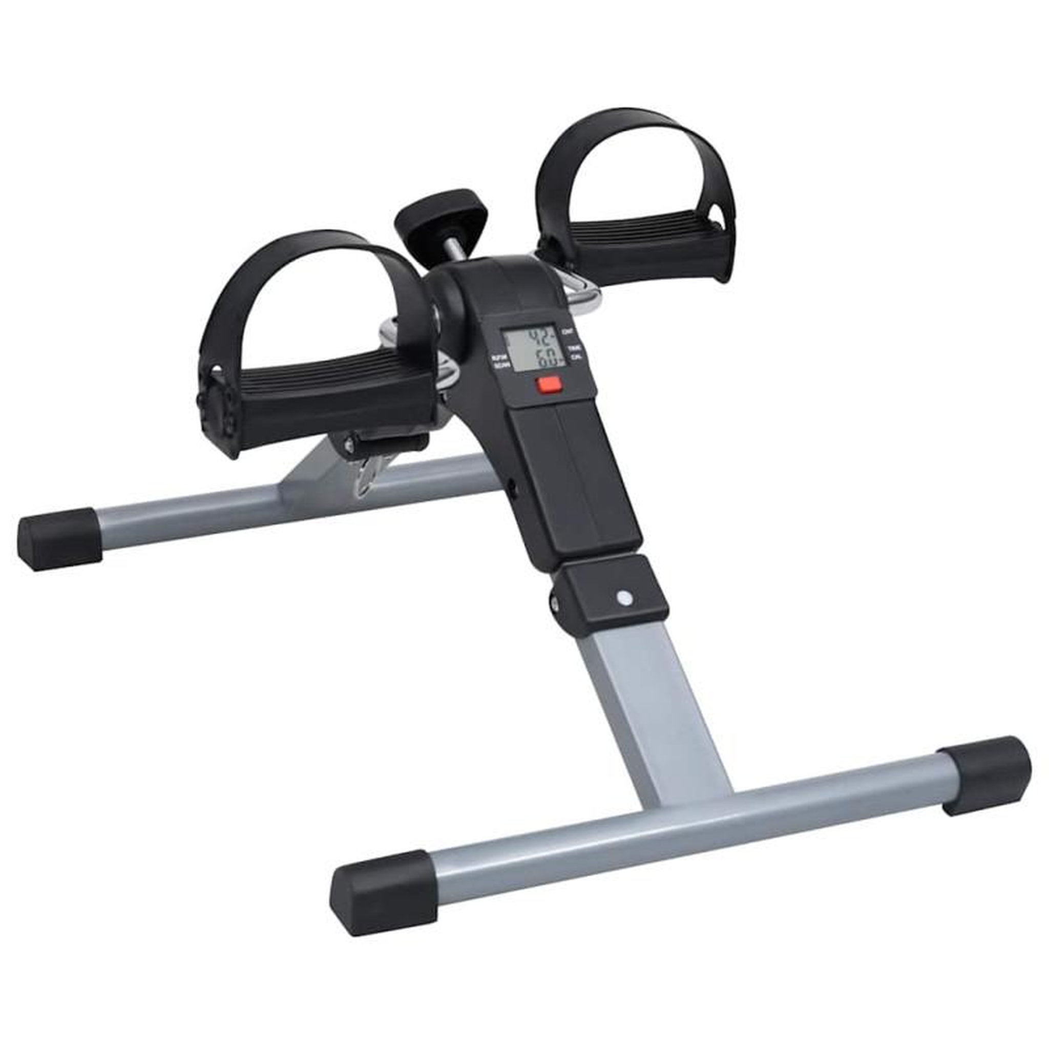 Voir la diapositive 1 : VIDAXL Appareil d exercices à pédales pour jambes et bras à écran LCD