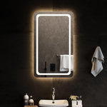 VIDAXL Miroir de salle de bain a LED 60x100 cm