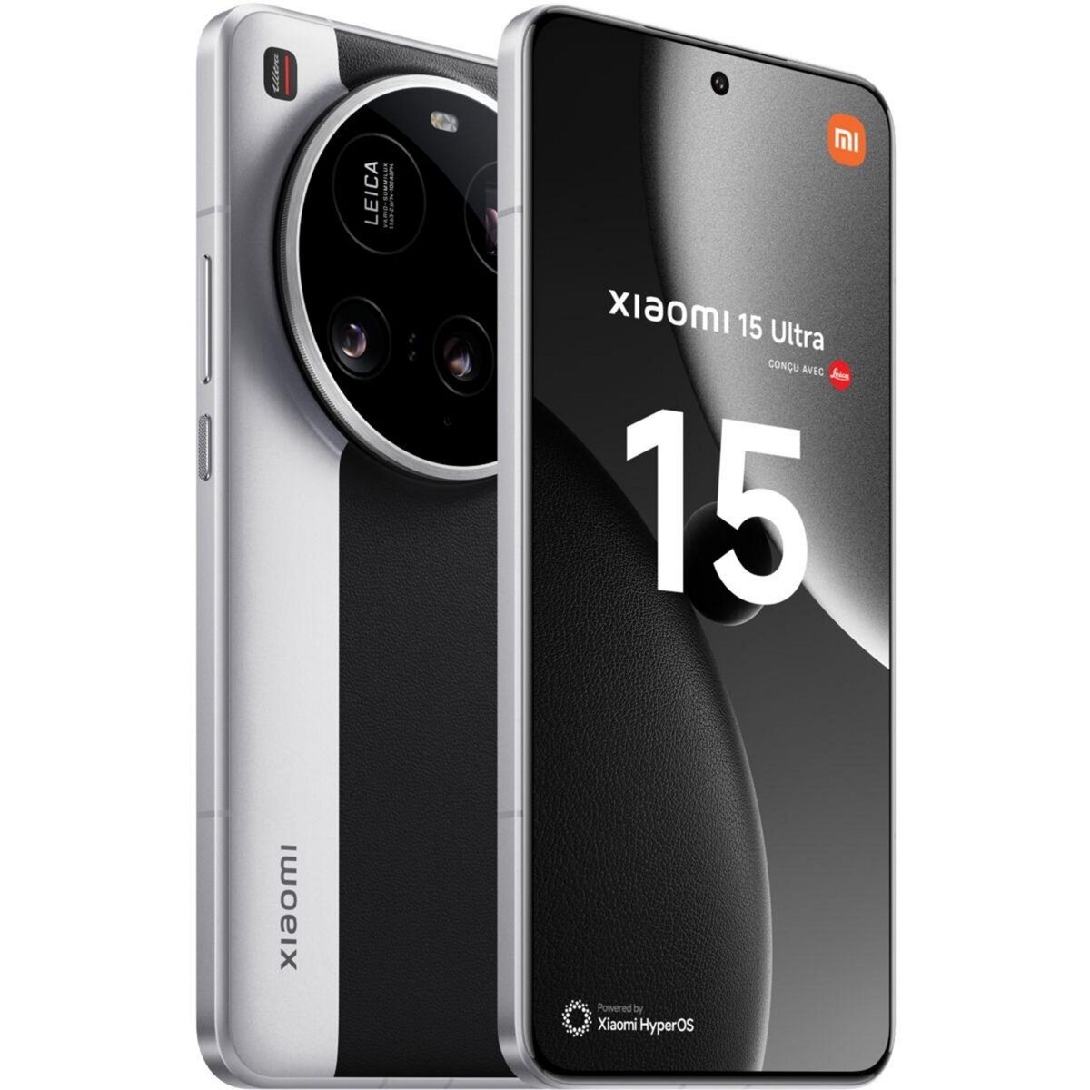 XIAOMI Smartphone 15 Ultra concu avec Leica 512Go Chrome