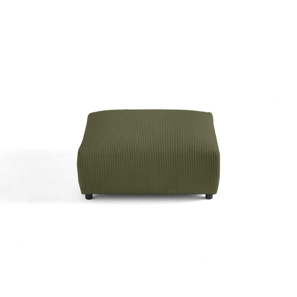 LISA DESIGN Garance - pouf modulable - en velours côtelé