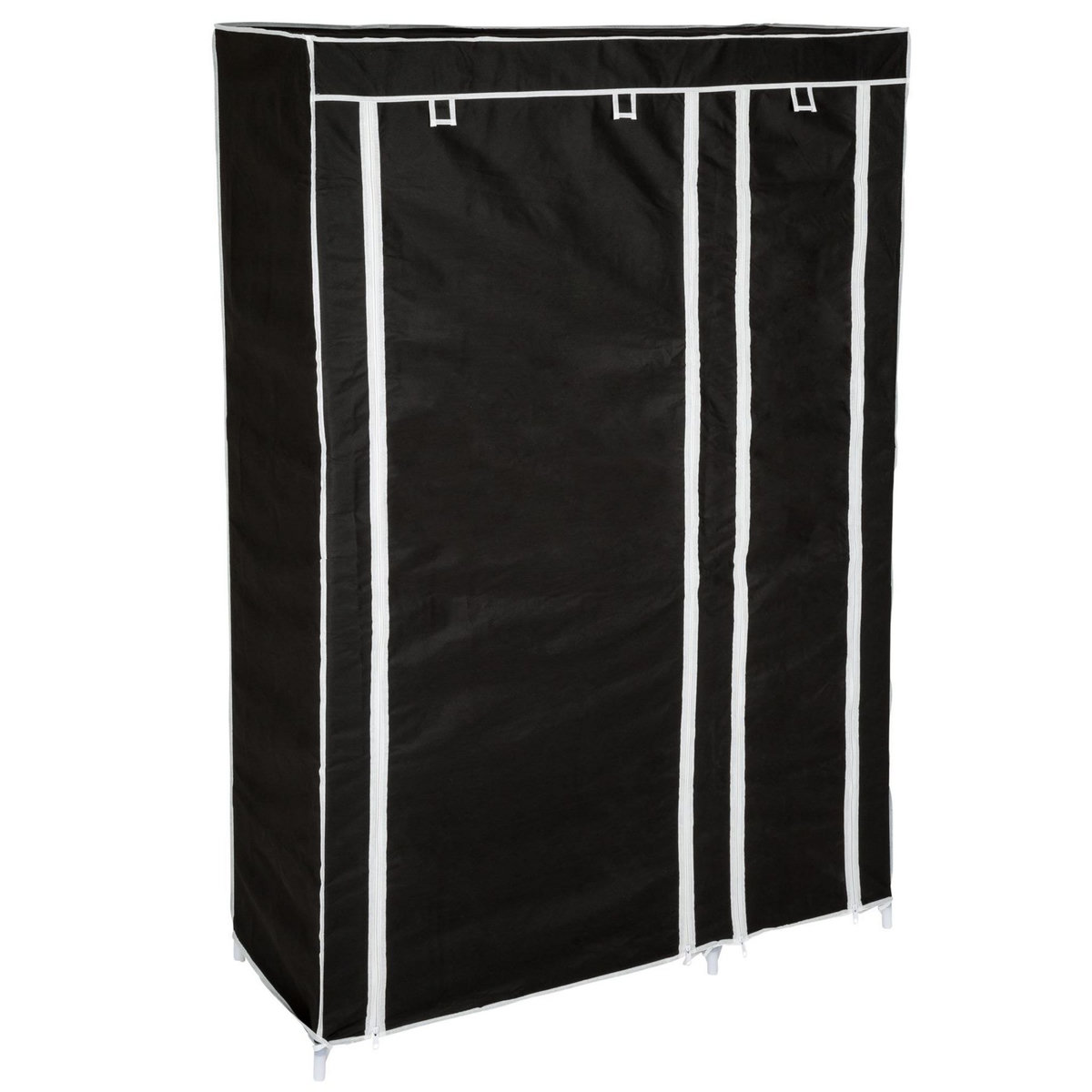tectake Armoire Penderie en tissu 6 compartiments 107x175x45cm