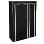 Voir la diapositive 1 : tectake Armoire Penderie en tissu 6 compartiments 107x175x45cm
