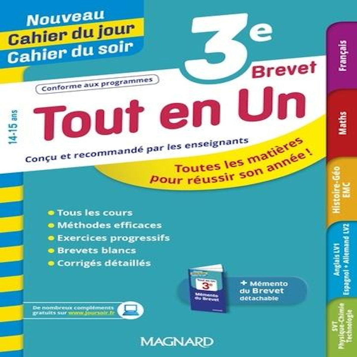 TOUT EN UN 3E BREVET. EDITION 2020, Magnard