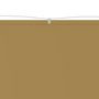 Voir la diapositive 3 : VIDAXL Auvent vertical Beige 100x1000 cm Tissu oxford