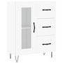 Voir la diapositive 2 : VIDAXL Buffet blanc 69,5x34x90 cm bois d'ingenierie