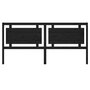 Voir la diapositive 4 : VIDAXL Tete de lit Noir 205,5x4x100 cm Bois massif de pin