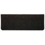 Voir la diapositive 4 : VIDAXL Tapis d'escalier auto-adhesifs 30 pcs noir 65x24,5x3,5 cm