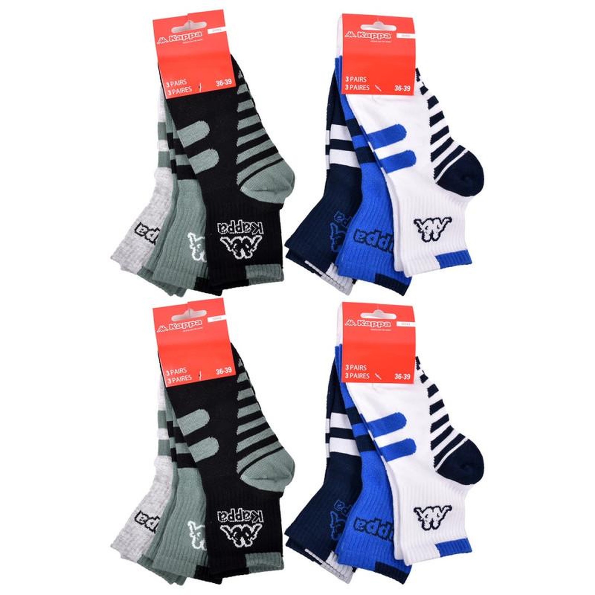 Voir la diapositive 3 : KAPPA Chaussettes KAPPA QUARTER