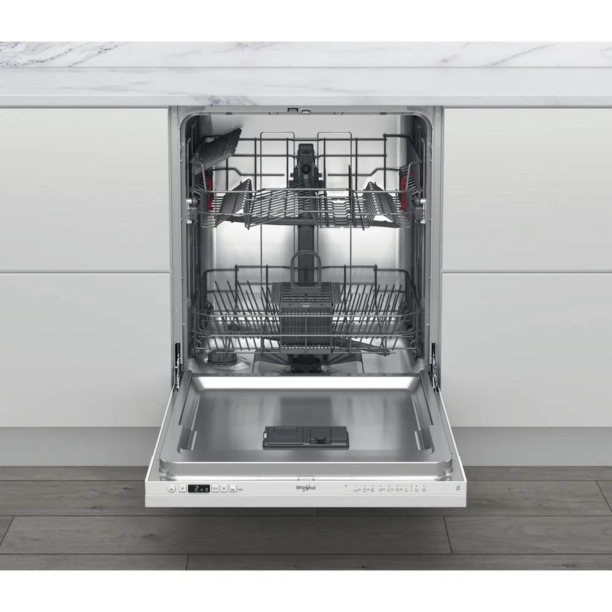 Voir la diapositive 6 : Whirlpool Lave-vaisselle 60cm 14 couverts 46db tout intégrable - w2ihkd526a
