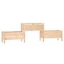 Voir la diapositive 2 : VIDAXL Jardiniere 245,5x44x75 cm Bois massif de pin