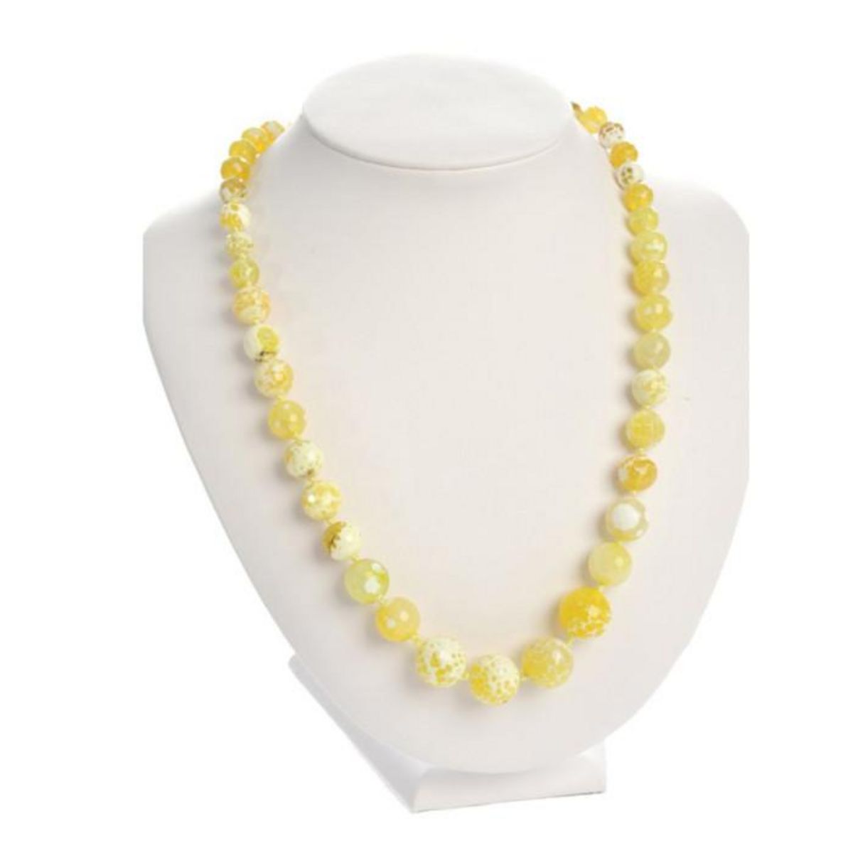 Paris Prix Collier Design  Agate  18cm Jaune