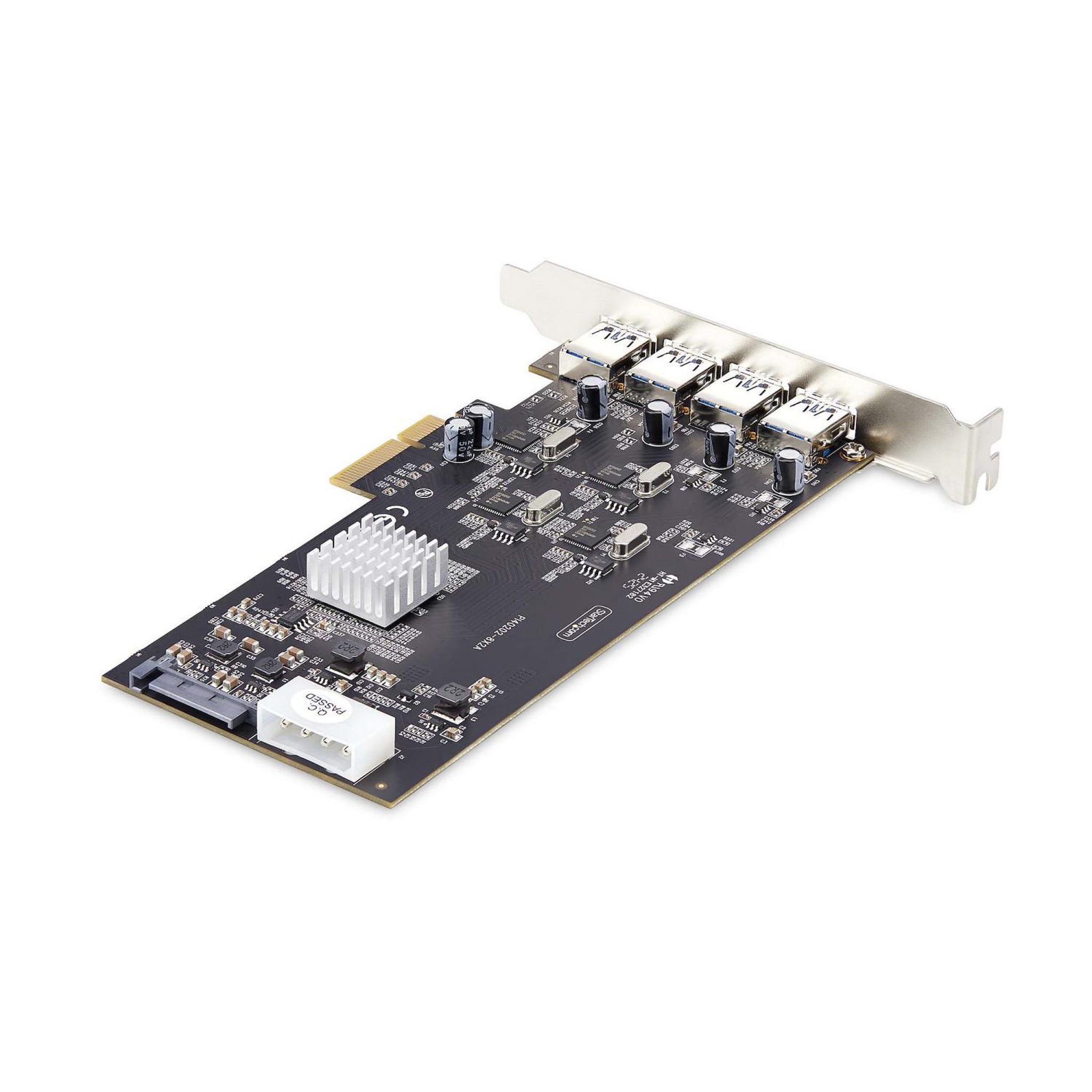 Voir la diapositive 3 : Startech Startech.com carte pcie usb à 4 ports, usb 3.2 5gbps, carte d'extension pci express avec 4 contrôleurs usb indépendants, 4 ports usb-a, windows/macos/linux