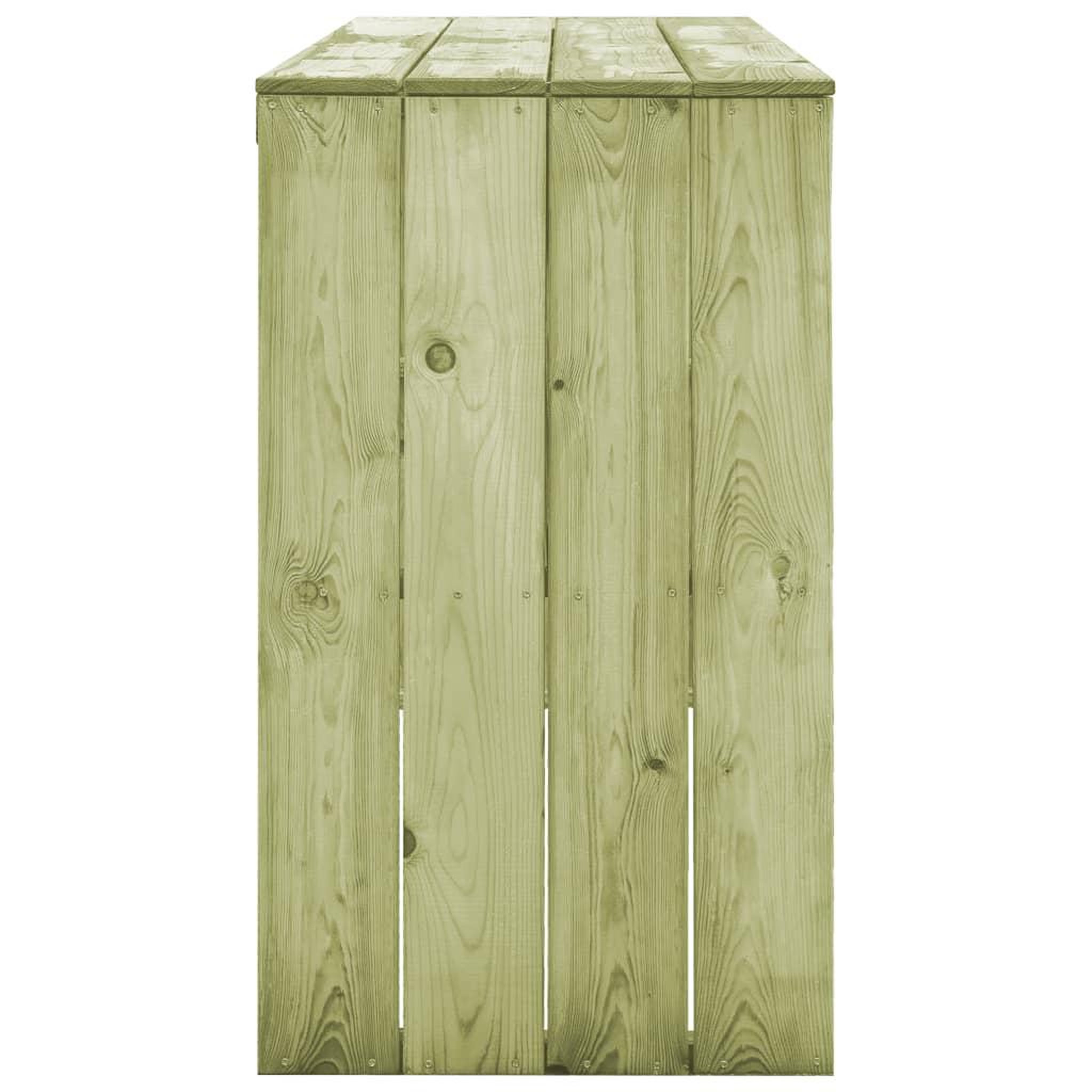 Voir la diapositive 3 : VIDAXL Table de bar 170x60x110 cm Pin impregne