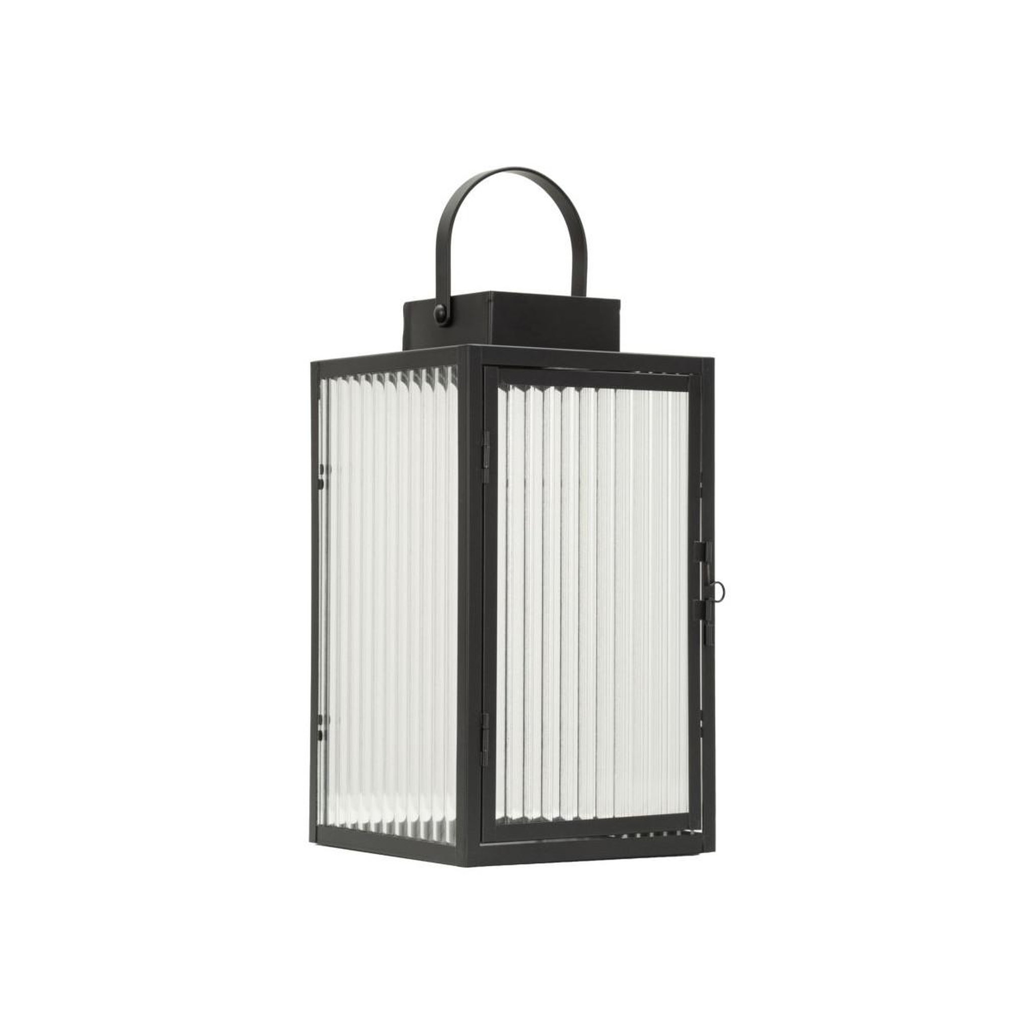 Paris Prix Lanterne Design Strié  Simply  28cm Noir