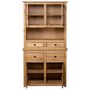 Voir la diapositive 4 : VIDAXL Buffet haut 93x40,5x180 cm Pin Gamme Panama