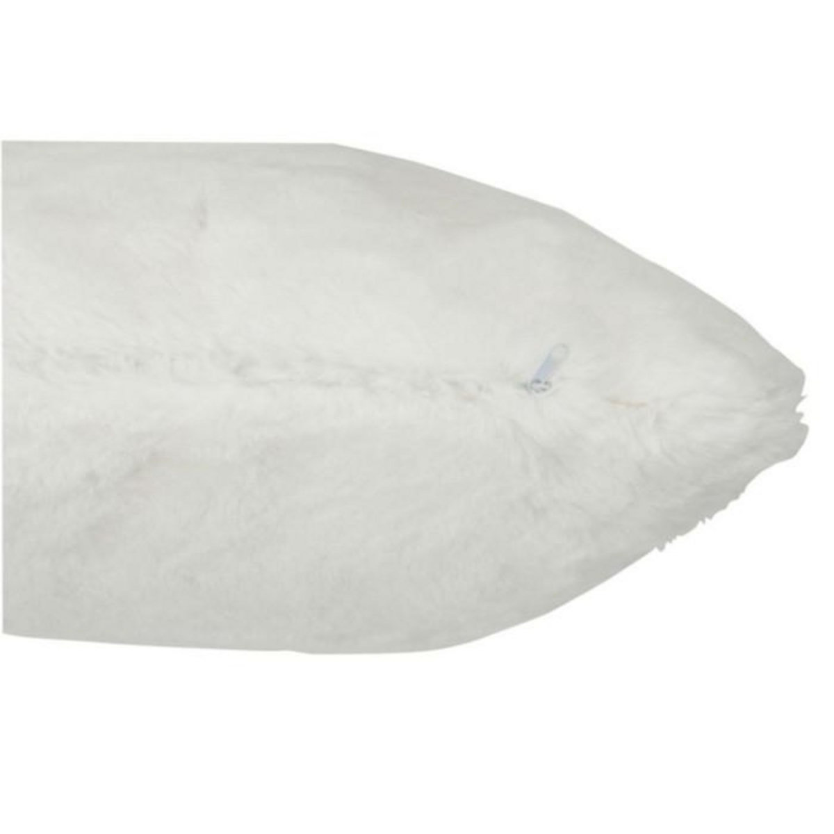 Paris Prix Coussin Imitation Fourrure  Cutie  45x45cm Blanc
