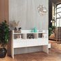 Voir la diapositive 3 : VIDAXL Buffet Blanc brillant 105x30x70 cm Bois d'ingenierie