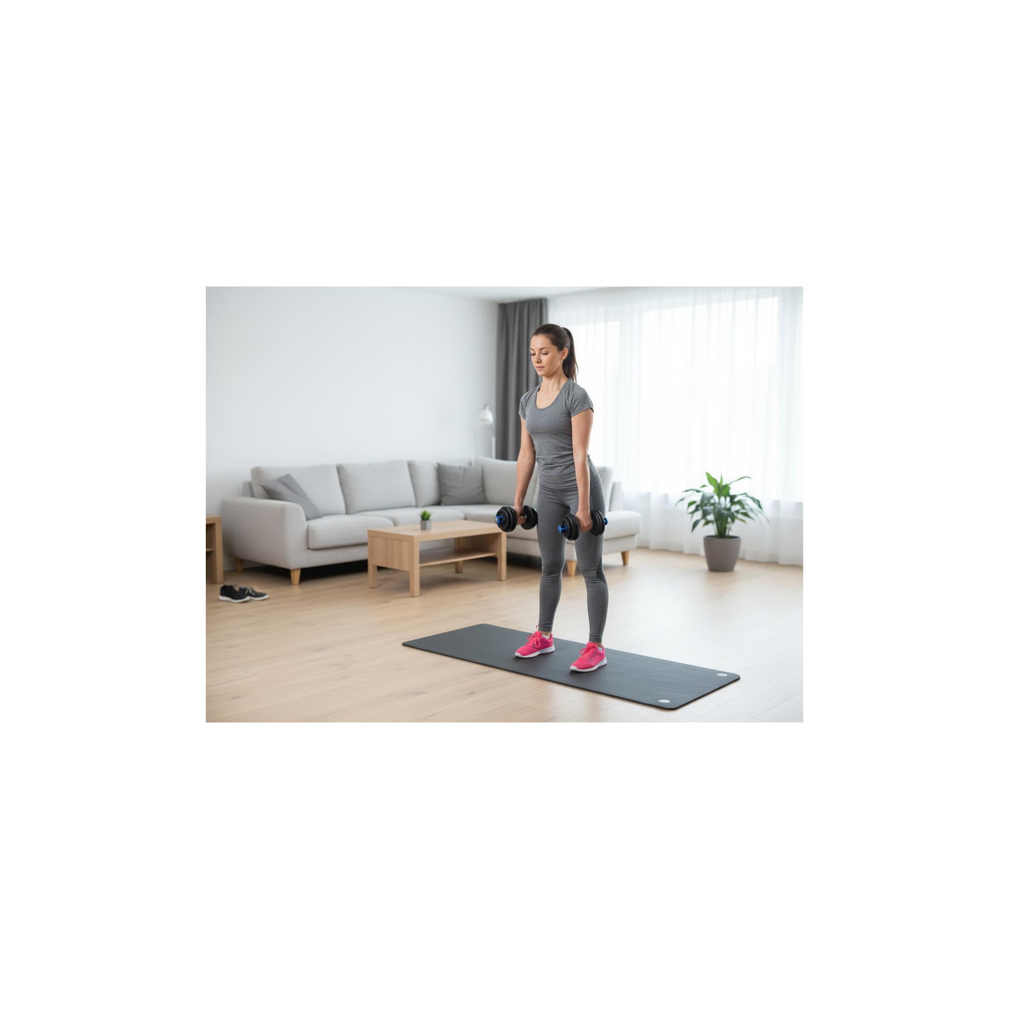 Voir la diapositive 4 : O'Fitness Set barres + haltères 50 kg - fitlife - en acier - tout inclus ( barres, disques, stoppers )