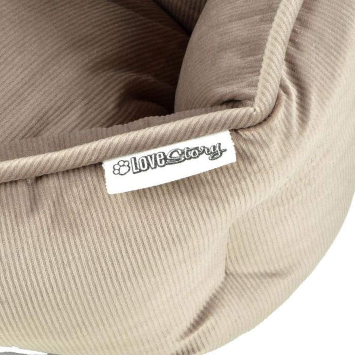 Paris Prix Panier Chien & Chat Velours  Crafty  40cm Noisette