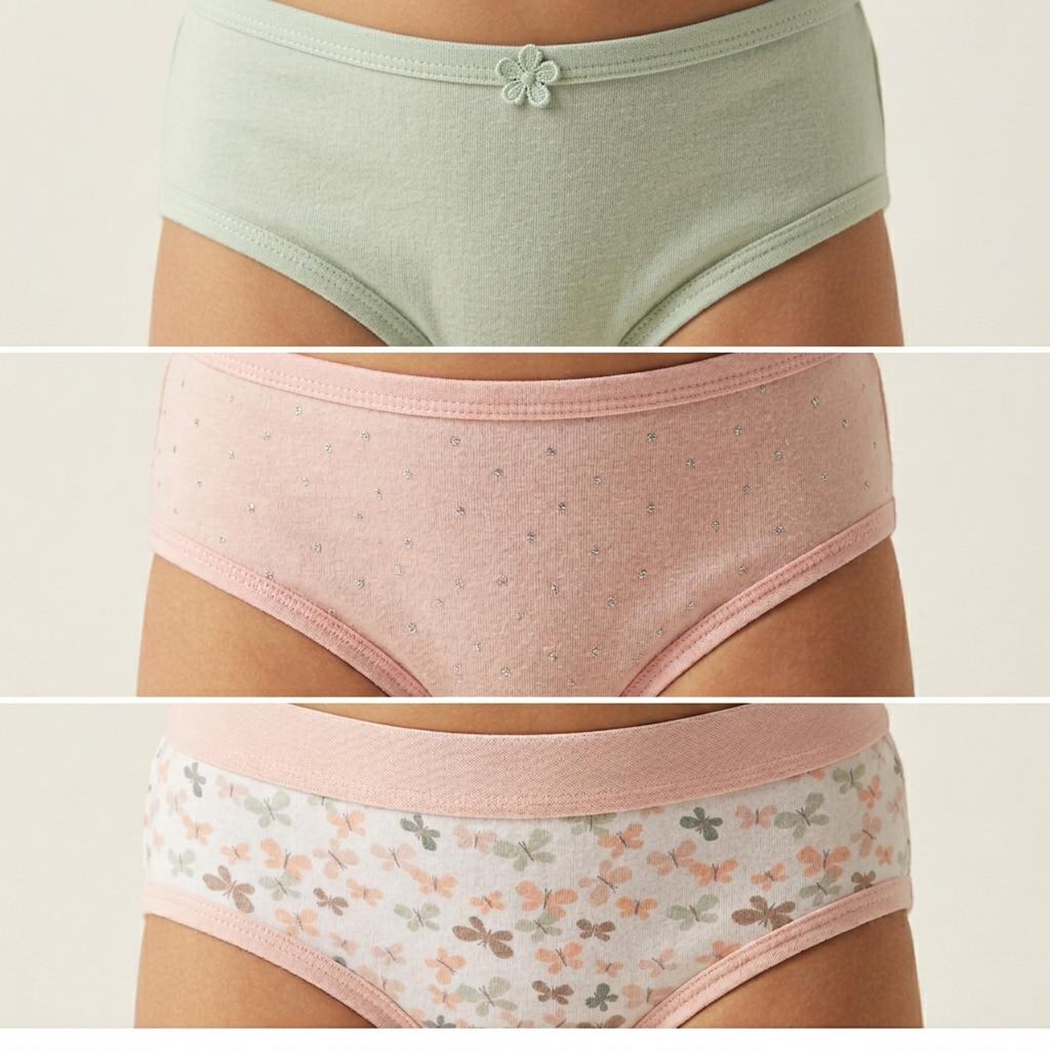 Voir la diapositive 4 : OZABI OZABI Pack Culottes Fille Coton - Lot de 6