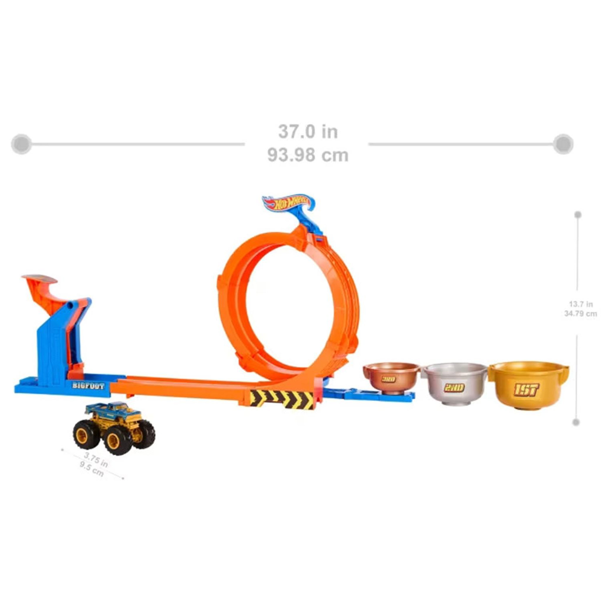 Voir la diapositive 5 : Hot Wheels Set de jeu Hot Wheels Défi du Trophée Tournez-et-Renversez