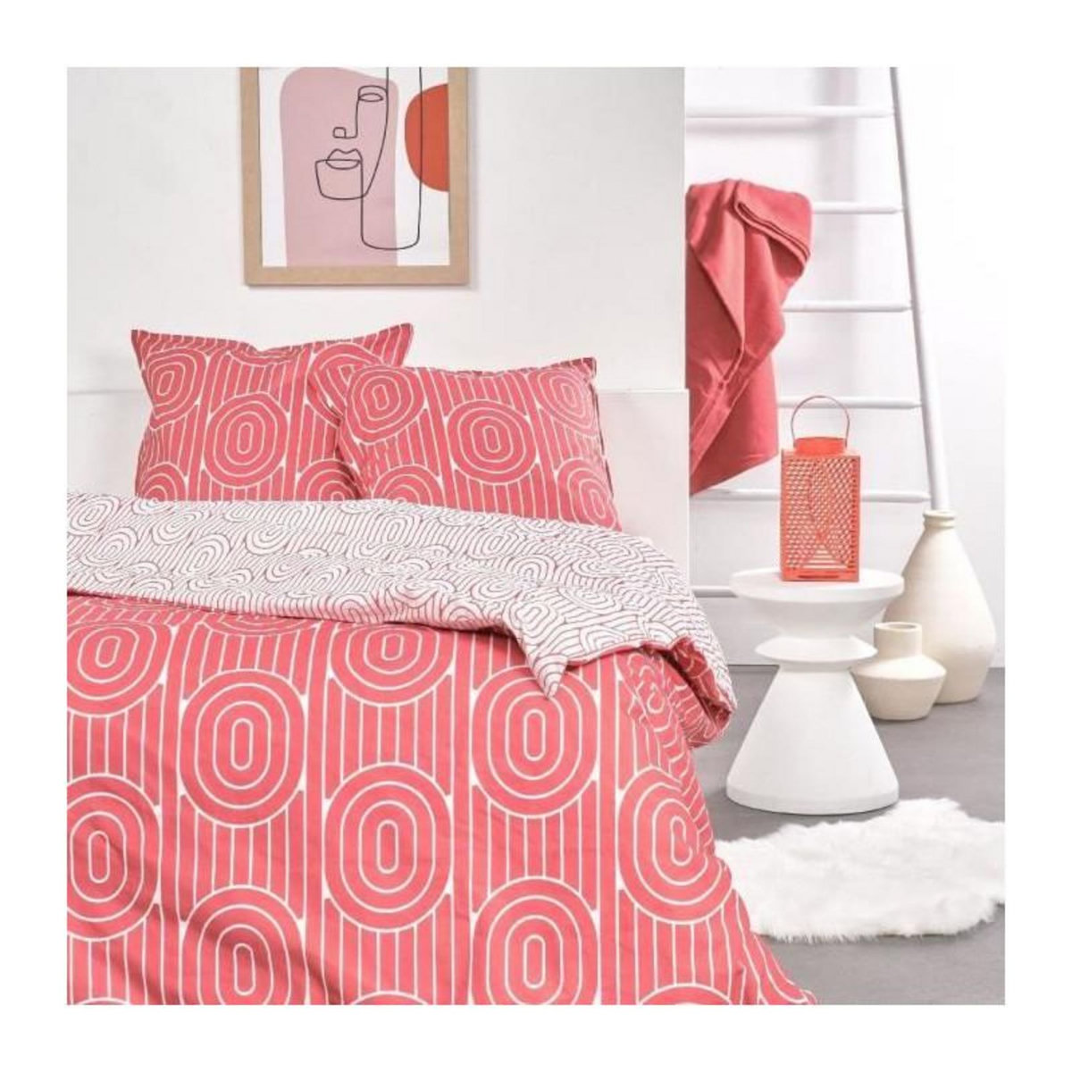 Today Parure de lit 2 personnes - TODAY - Sunshine 11.60 - 220 x 240 cm - 100% Coton imprimé