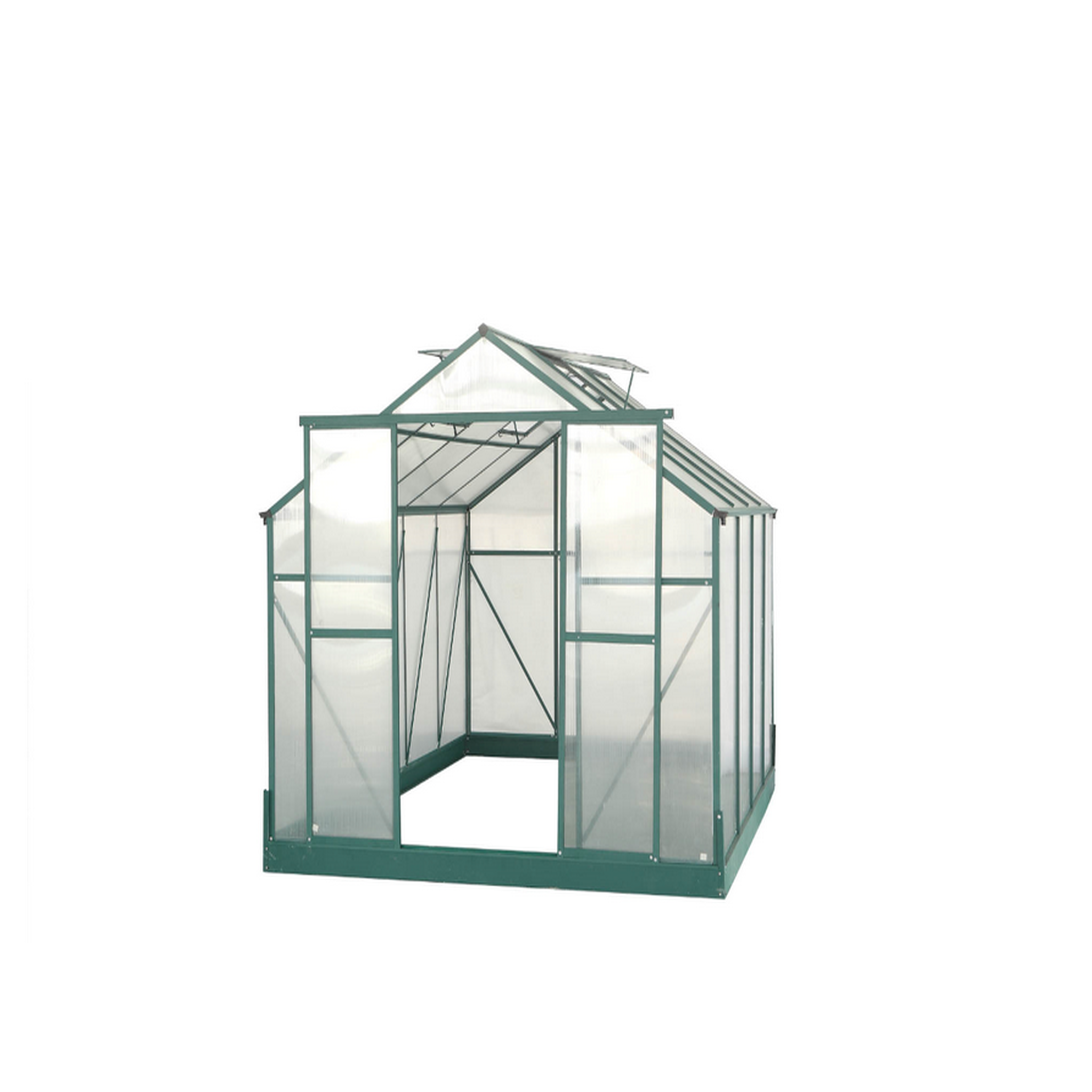 Voir la diapositive 5 : Hisense Serre jardin aluminium 7.44 m² vert - sr3024j