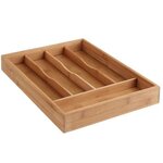 Range couvert 5 compartiments bambou