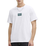 Jack & Jones T-Shirt Blanc Homme Jack & Jones Jjfrank. Coloris disponibles : Blanc