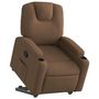 Voir la diapositive 3 : VIDAXL Fauteuil inclinable Marron Tissu