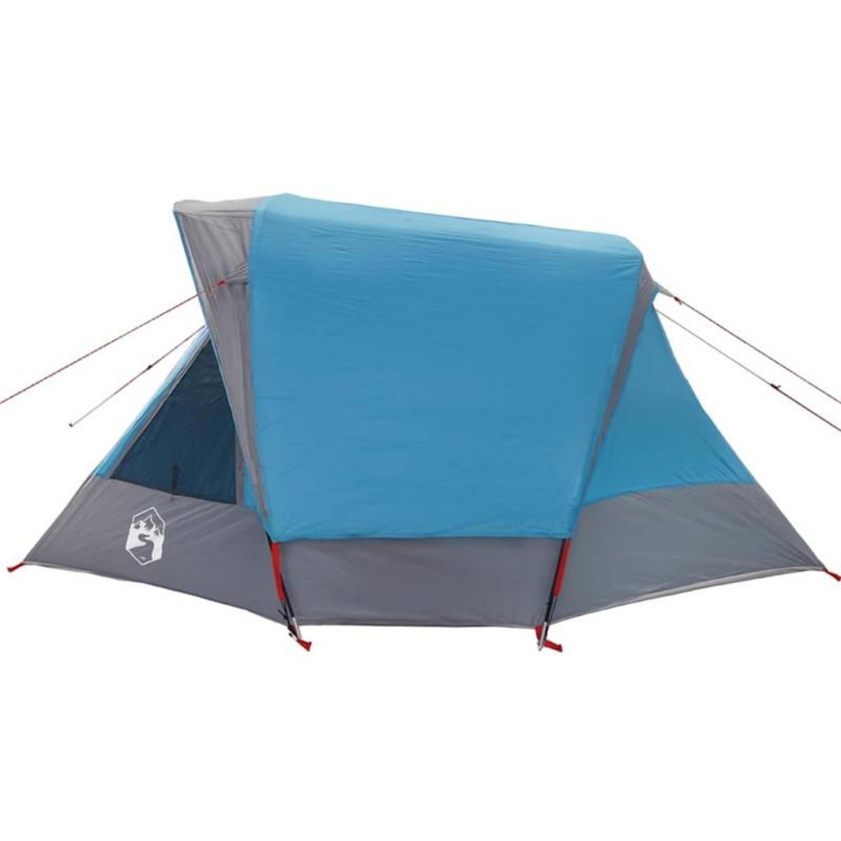 VIDAXL Tente de camping de cabine 4 personnes bleu imperméable