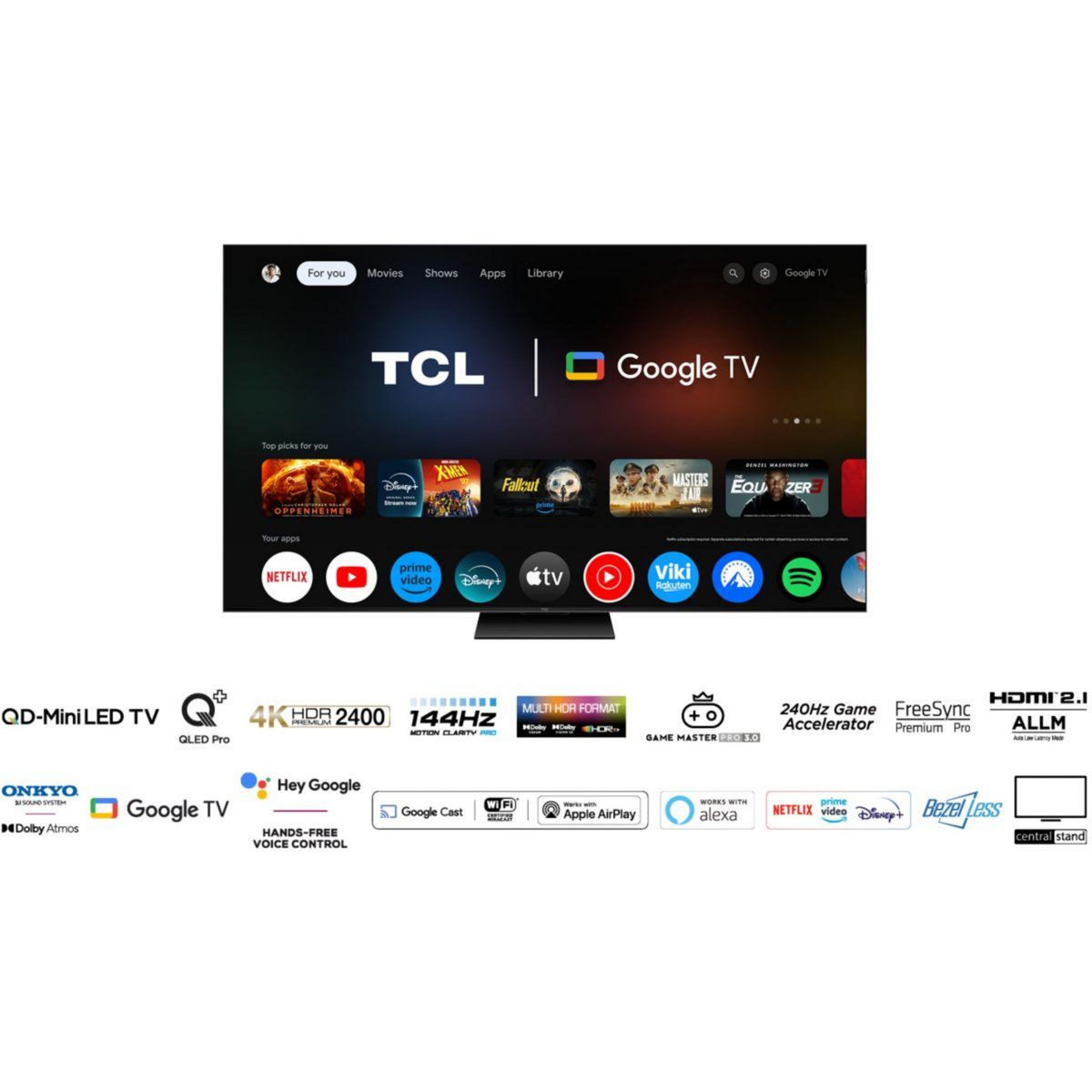 TCL TV QLED MiniLED 85MQLED85 2024