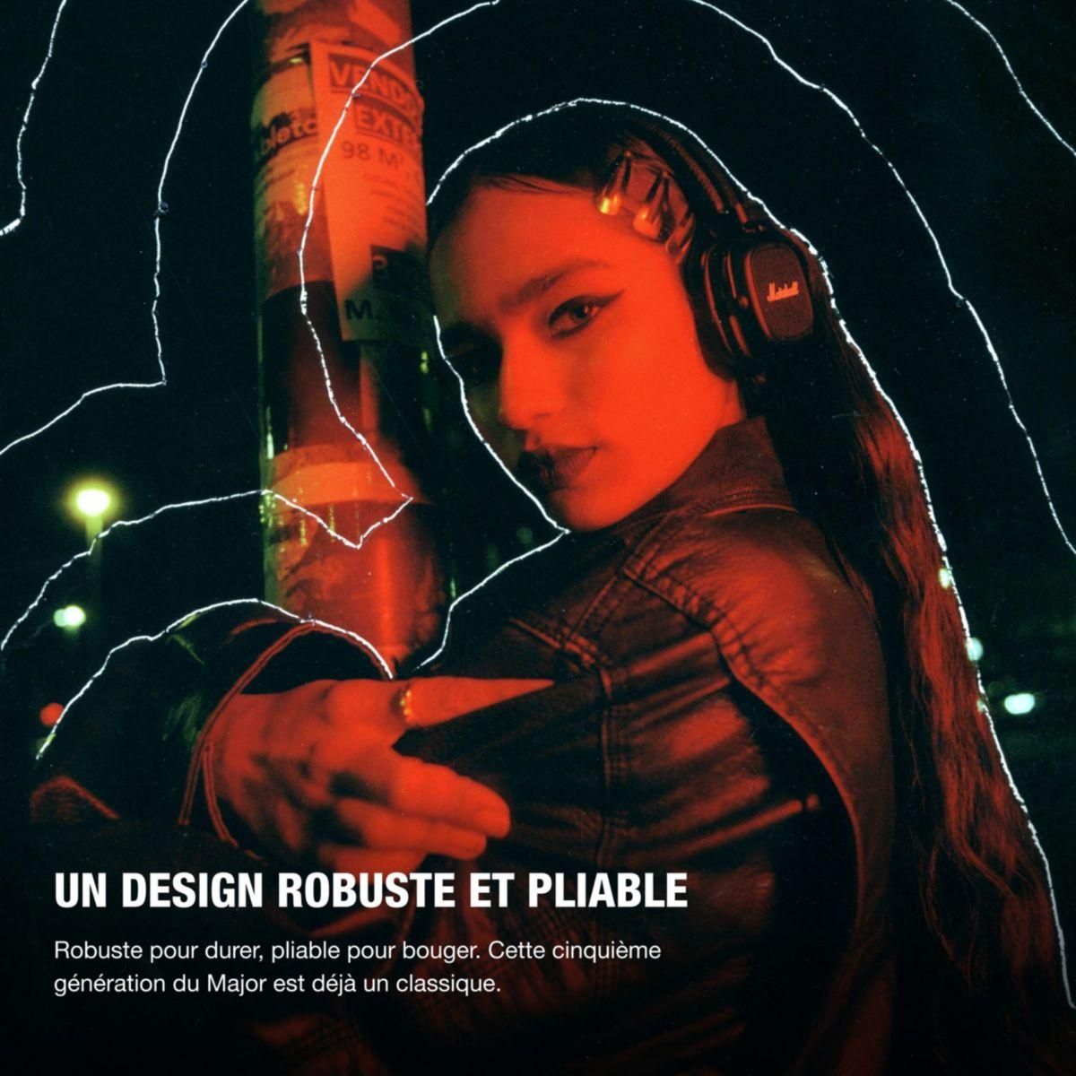 MARSHALL Casque Major V Noir