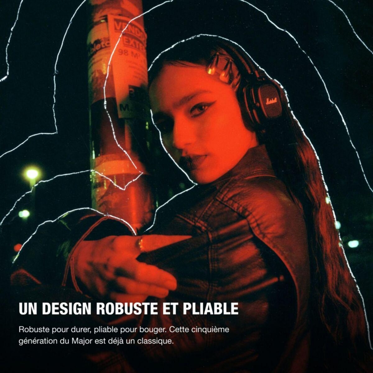 MARSHALL Casque Major V Noir