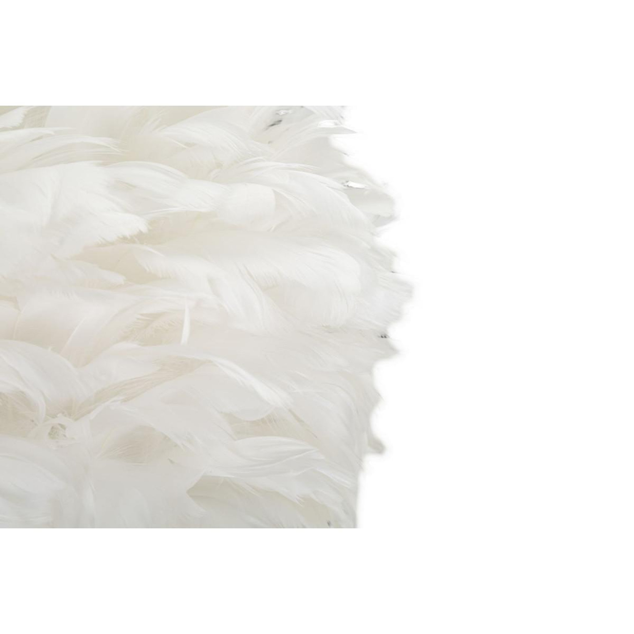 Voir la diapositive 5 : Paris Prix Lampe à poser imitation plume  slim  63cm or & blanc