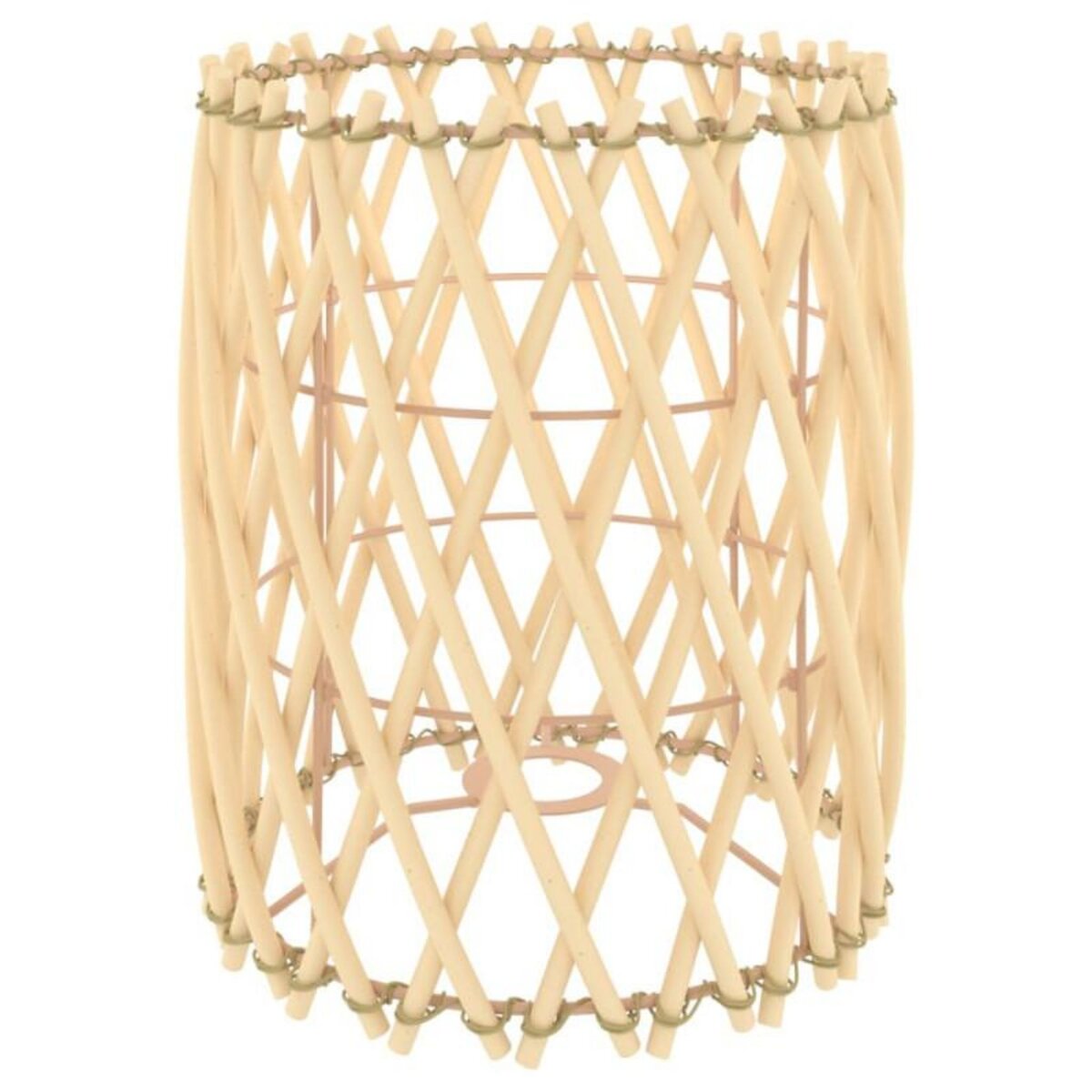 VIDAXL Abat jour Ø23x28 cm osier